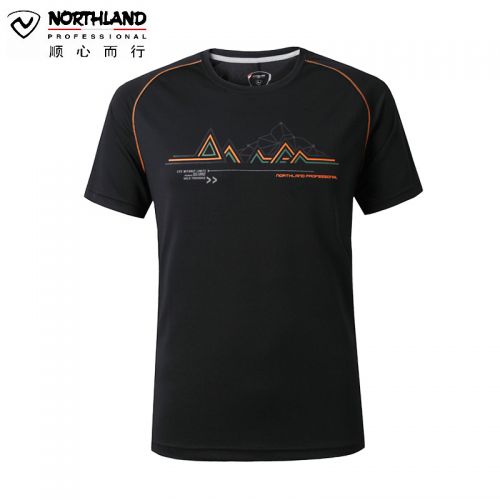 T-shirt sport pour homme NORTHLAND à manche courte en polyester - Ref 2020986