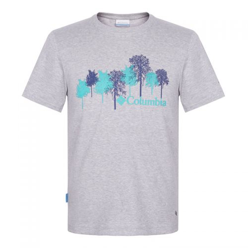 T-shirt sport pour homme COLUMBIA à manche courte en CVC - Ref 2020988