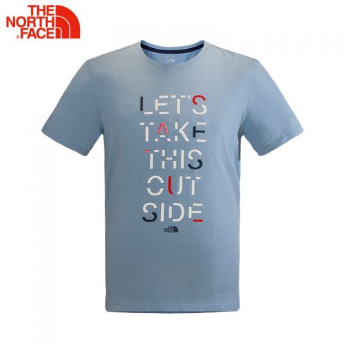 T-shirt sport pour homme THE NORTH FACE à manche courte en CVC - Ref 2020989
