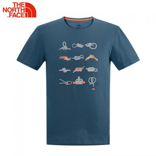 T-shirt sport pour homme THE NORTH FACE à manche courte en CVC - Ref 2020996