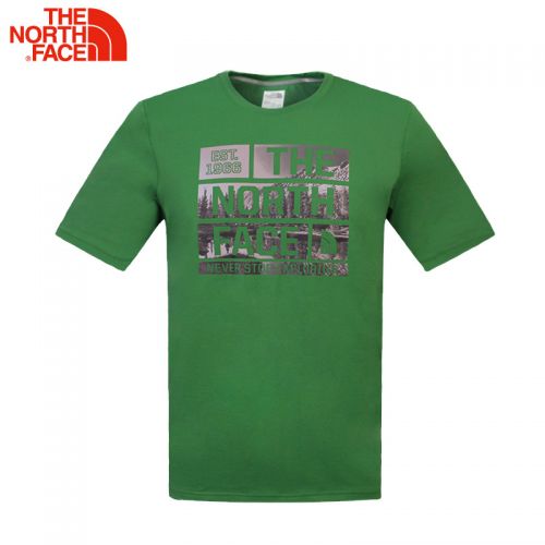 T-shirt sport pour homme THE NORTH FACE à manche courte en CVC - Ref 2021006