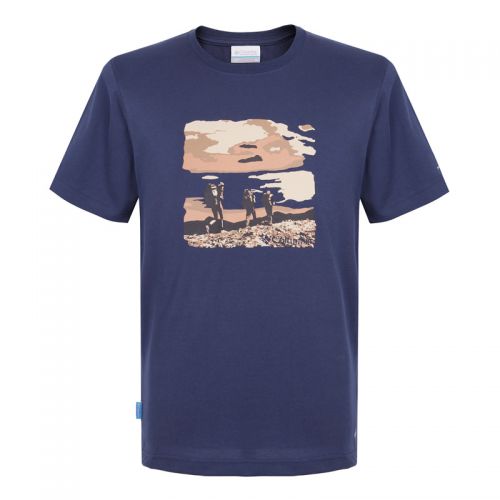 T-shirt sport pour homme COLUMBIA à manche courte en CVC - Ref 2021010