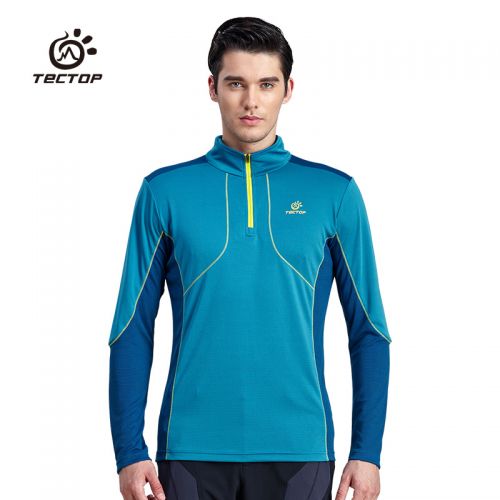 T-shirt sport pour homme TECTOP à manche longue en polyester - Ref 2021043