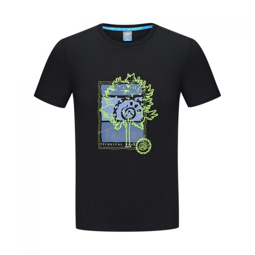 T-shirt sport pour homme TECTOP à manche courte en coton - Ref 2021045