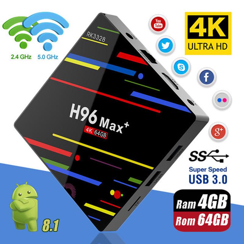 TV Box H96 MAX   RK3328 4 Go Android 8 3423401