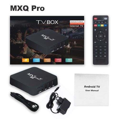 TV Box MXQPRO 4K HD double WIFI 5G Android 10.1 - Ref 3428630