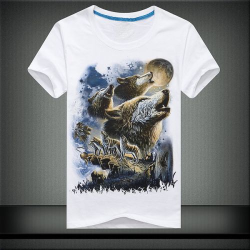 T-Shirt Impression 3D Créatifs manches courtes - Ref 3269