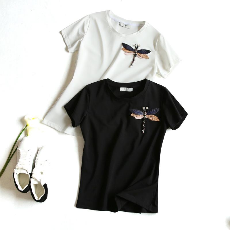 T-shirt femme en Mélange de coton - Ref 3314737