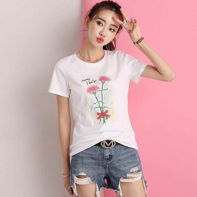 T shirt femme SOOSSN en Coton - Ref 3315222