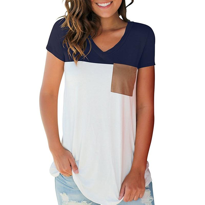 T shirt femme HUA SIYU T-shirt en Mélange de coton - Ref 3315761