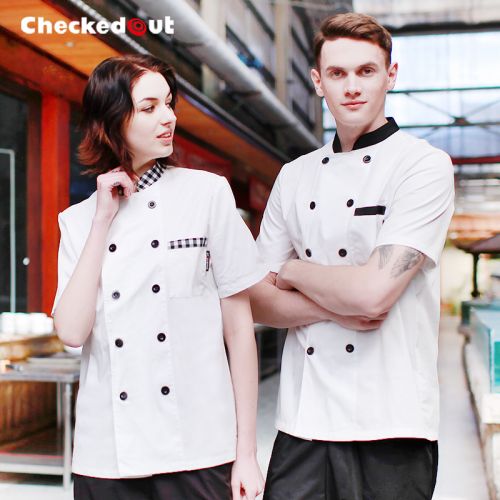 Tenue de cuisinier CHECKED OUT en Toile coton - Ref 1907616
