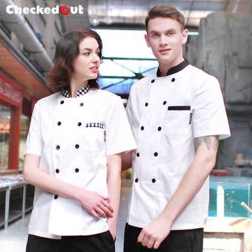 Tenue de cuisinier CHECKED OUT en Toile coton - Ref 1907904