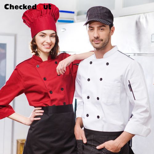 Tenue de cuisinier CHECKED OUT en Toile coton - Ref 1907986
