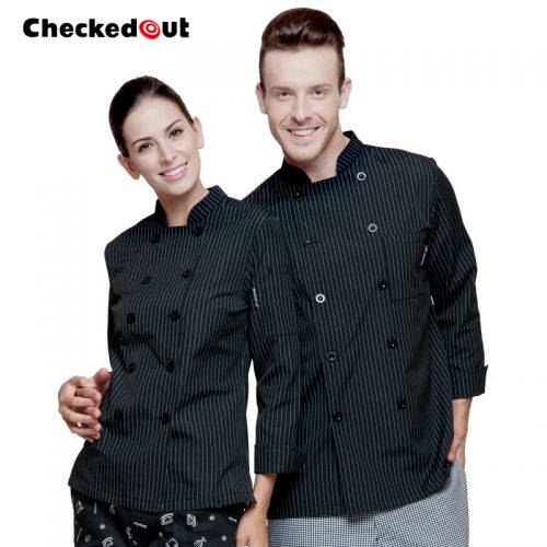 Tenue de cuisinier CHECKED OUT en polyester - Ref 1910372