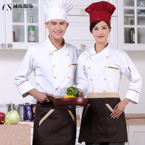 Tenue de cuisinier CHENG SHUO HUI MEI en polyester - Ref 1910924