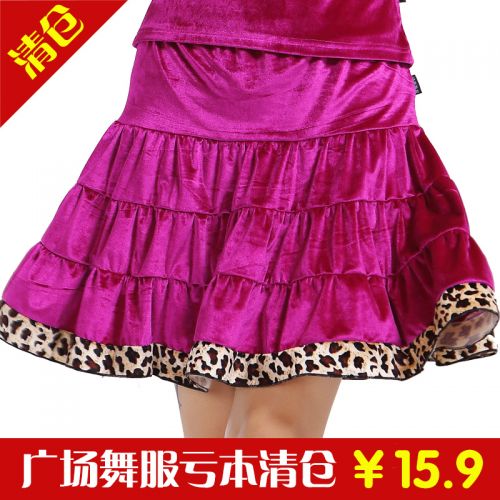 Tenue de danse latino pour femme en velours - Ref 2855474