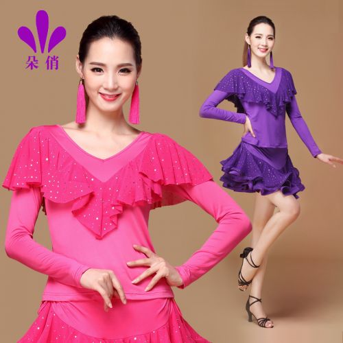 Tenue de danse latino pour femme en spandex - Ref 2869508