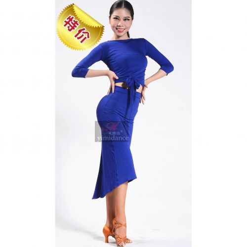 Tenue de danse latino pour femme en coton - Ref 2874691