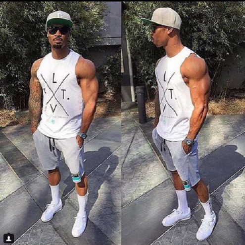  Tenue de sport homme LVFT.FTT en coton - Ref 467087