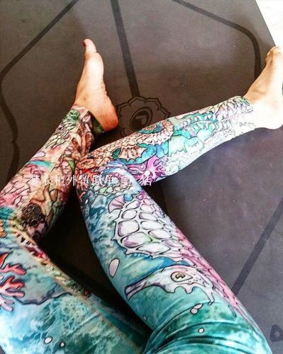 Tenue de sport femme DREAM impression en spandex - Ref 467174