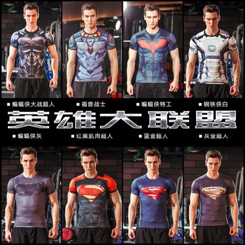 Tenue de sport homme HEAT Superhero Series en LYCRA Lycra - Ref 467293