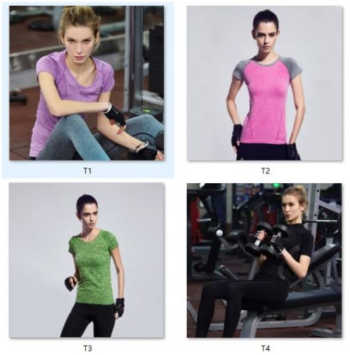 Tenue de sport femme T-shirt doué dition - Ref 467544