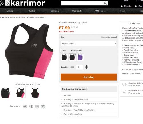  Tenue de sport femme - Ref 467734