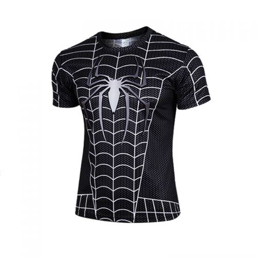 Tenue de sport homme YINGBAOLU araignée noire - Ref 467802