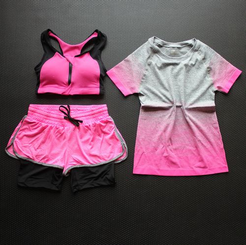 Tenue de sport femme HTLD Trois pièces en nylon - Ref 467841