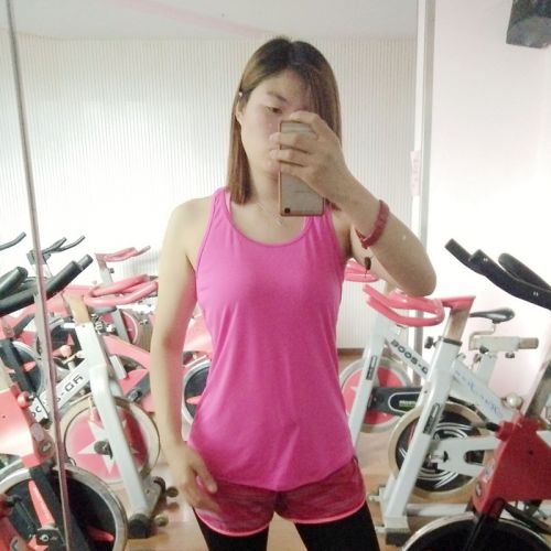  Tenue de sport femme Fitness gilet grands chantiers en polyester - Ref 468337