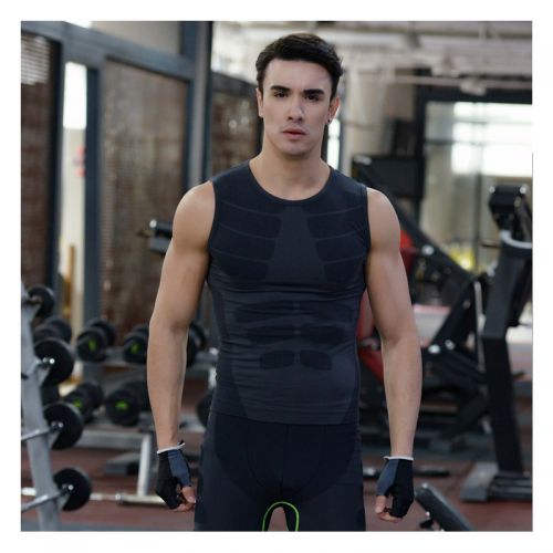  Tenue de sport homme VIDEKE vêtements sans manches de fitness en polyester - Ref 468924