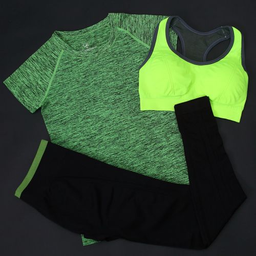  Tenue de sport femme Trois pièces en nylon - Ref 469417