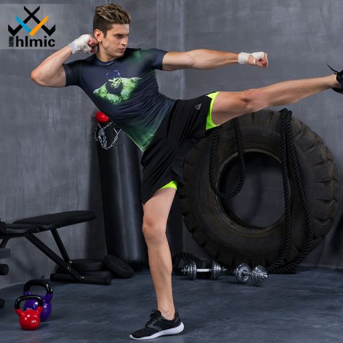  Tenue de sport homme HLMIC série Heroes en polyester - Ref 469516