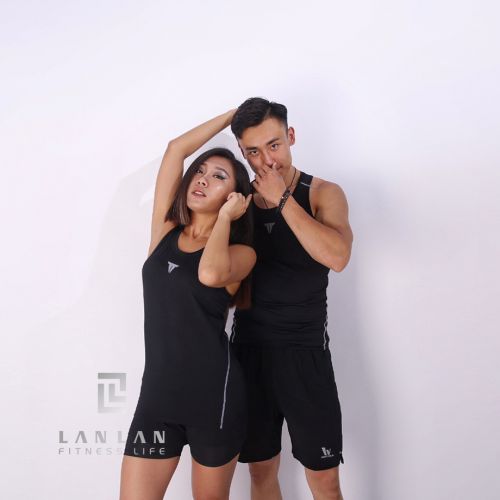  Tenue de sport uniGenre LANLAN en spandex - Ref 469873