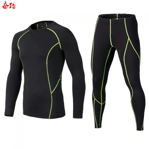  Tenue de sport homme section mince fixe + en spandex - Ref 469978