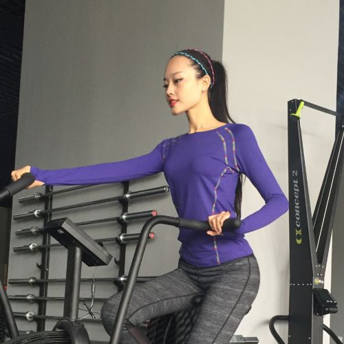  Tenue de sport femme en polyester - Ref 470028