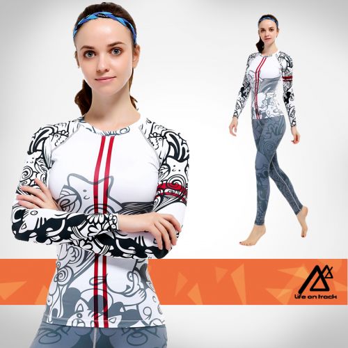  Tenue de sport femme LIFE ON TRACK en polyester - Ref 470432