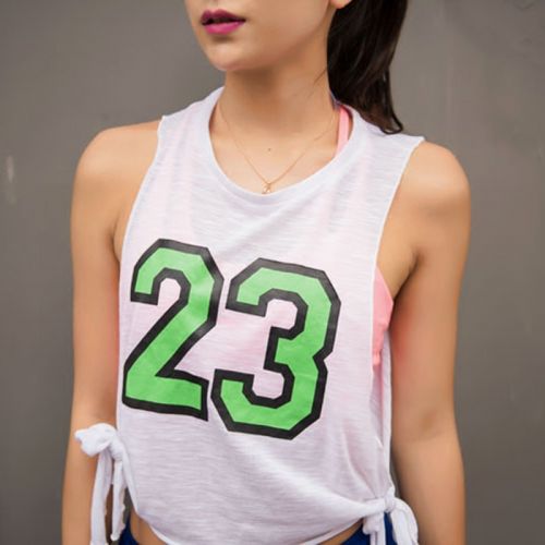 Tenue de sport femme SPORTBACK Les deux faces du gilet de cravate en polyester - Ref 470873