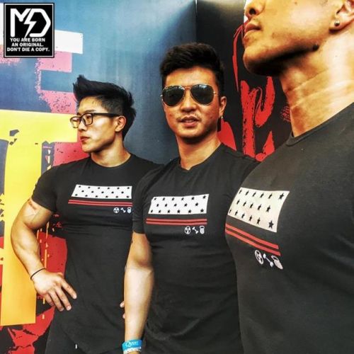  Tenue de sport homme MUSCLE DOG en coton - Ref 470987