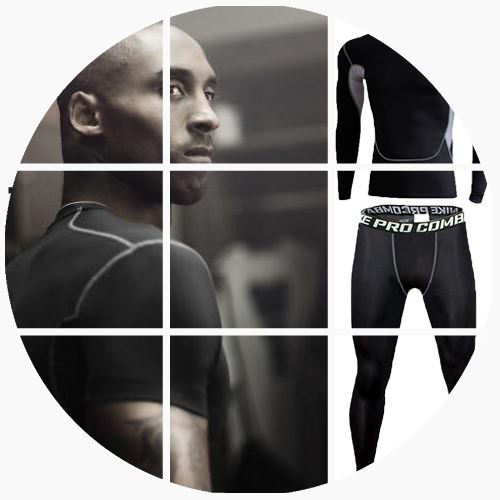 Tenue de sport homme MH Set en spandex - Ref 471962