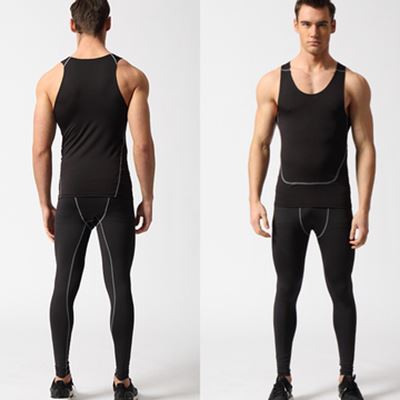 Tenue de sport homme MH Set en spandex - Ref 471965