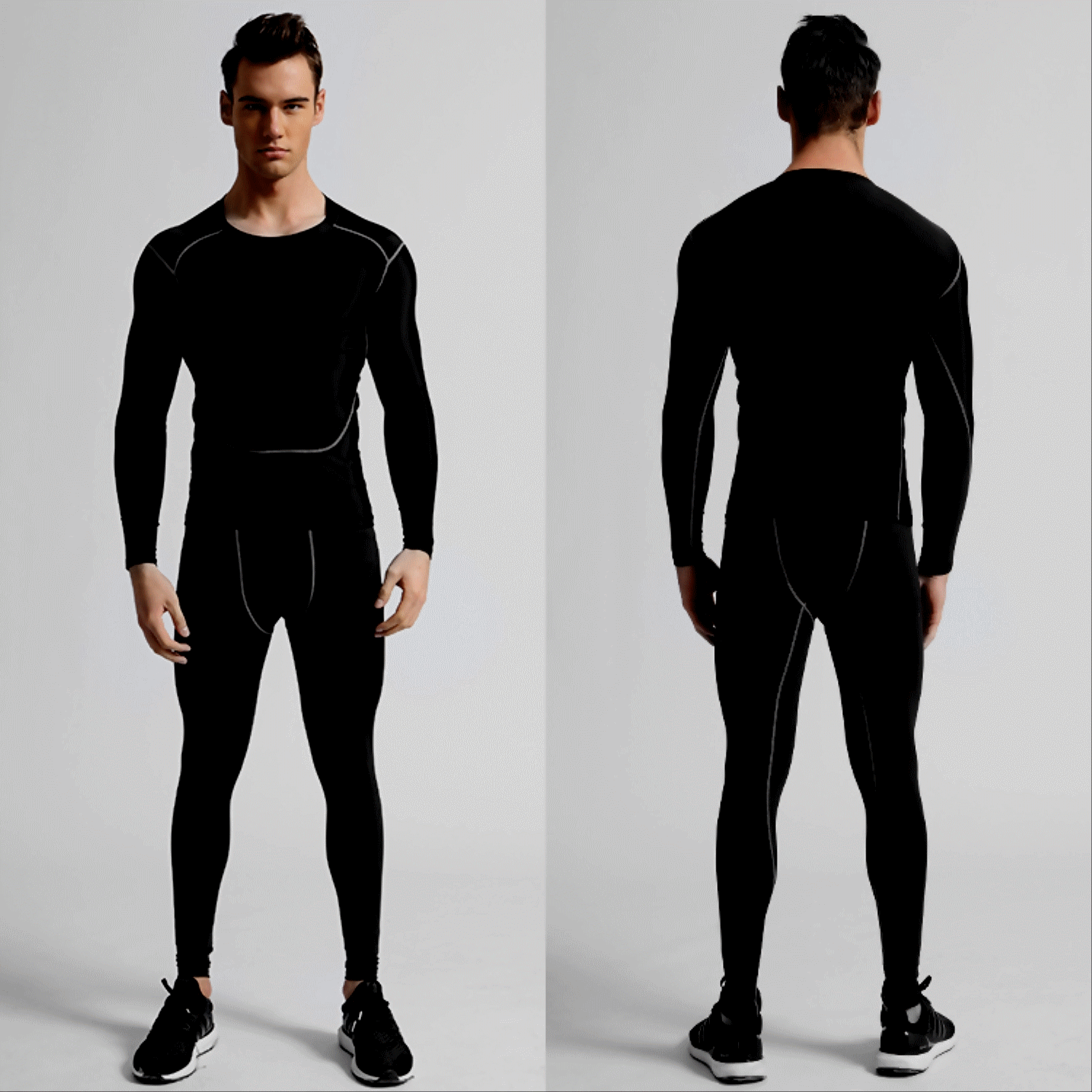 Tenue de sport homme MH Set en spandex - Ref 472306