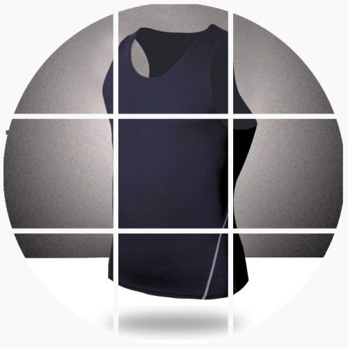 Tenue de sport homme Fitness gilet en nylon - Ref 472371