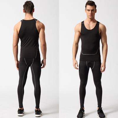 Tenue de sport homme MH Set en spandex - Ref 472485
