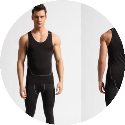 Tenue de sport homme MH Set en spandex - Ref 472573