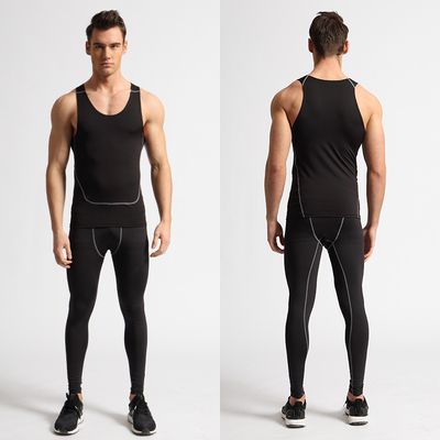 Tenue de sport homme MH Set en spandex - Ref 472703