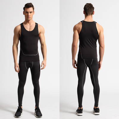 Tenue de sport homme MH Set en spandex - Ref 472721