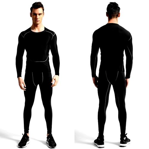 Tenue de sport homme MH Set en spandex - Ref 472722