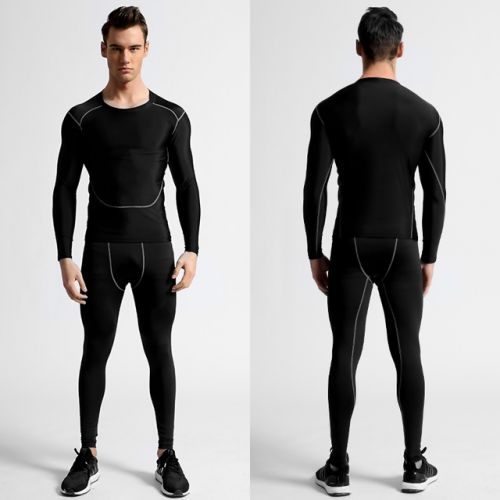 Tenue de sport homme MH Set en spandex - Ref 472731