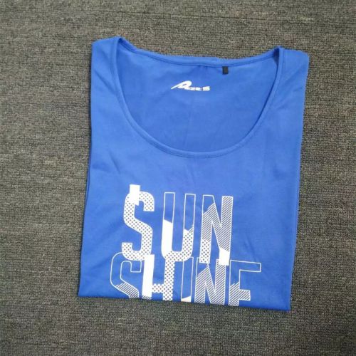 Tenue de sport femme Fitness à manches courtes grands chantiers en polyester - Ref 473252